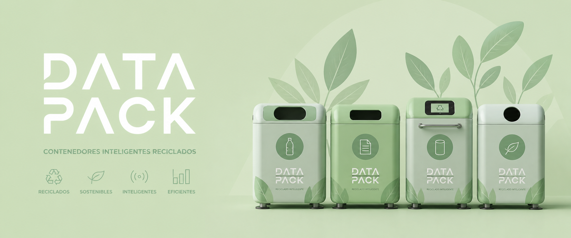 DATA PACK Smart Recycling Containers